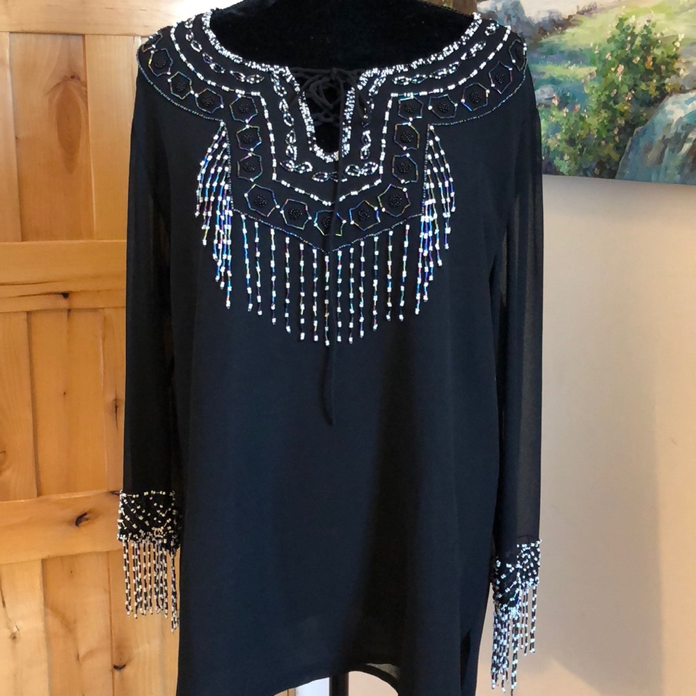 Original Anthem Unique Beaded Top